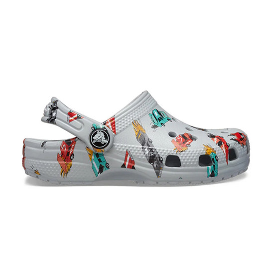 Crocs Toddler Classic Race Cars Graphic Clog Crocs Toddler Classic Race Cars Graphic Clog